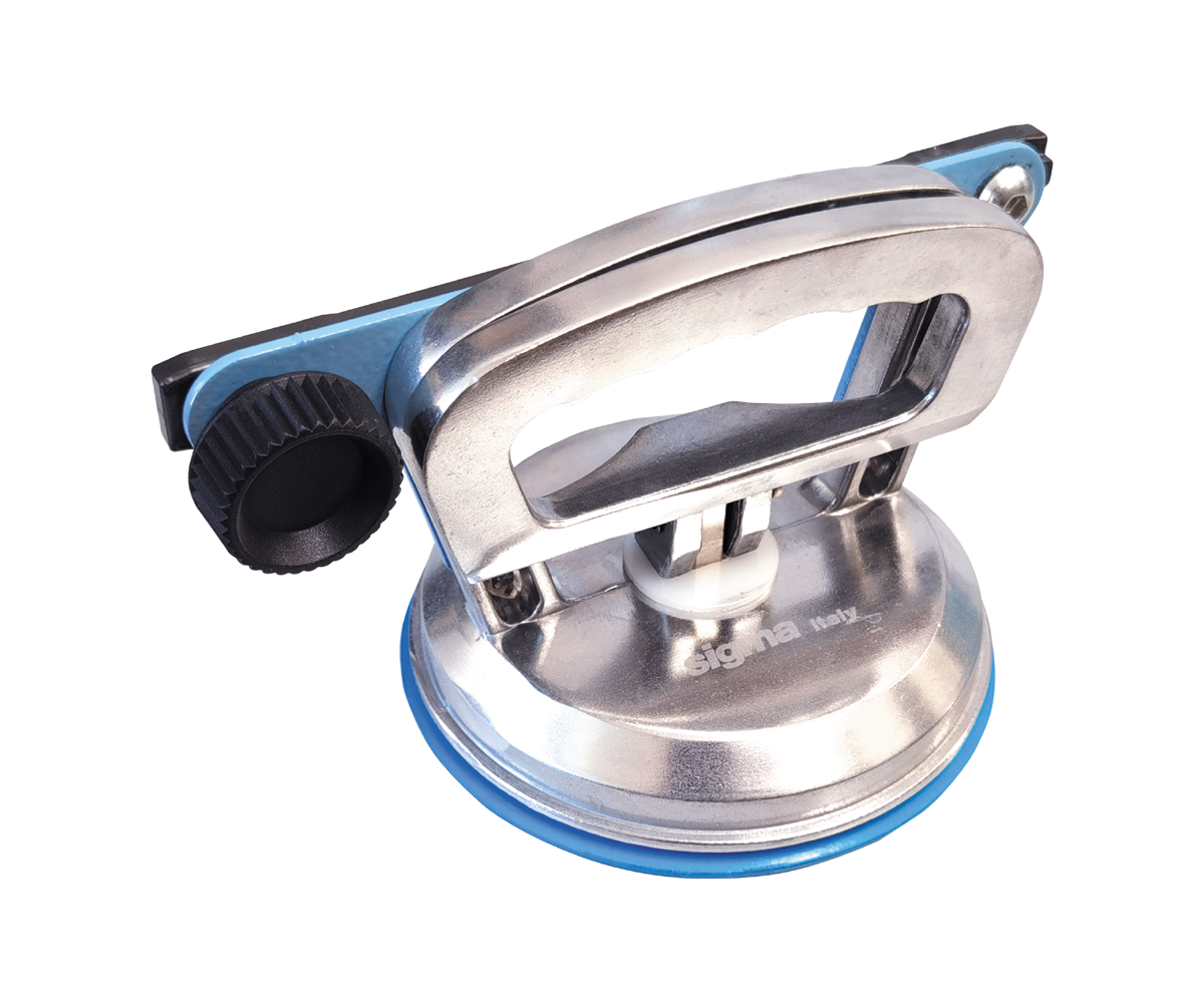 Large Format Tile Lifter, 1A4 Sigma Kera Tile Lifter 134 in x 63in 2 Vacuum Cups, 6 Handle Suction Cups