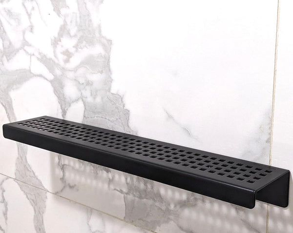 16 Inch Brushed Stainless Steel Wall-Mounted Small Shower Shelf