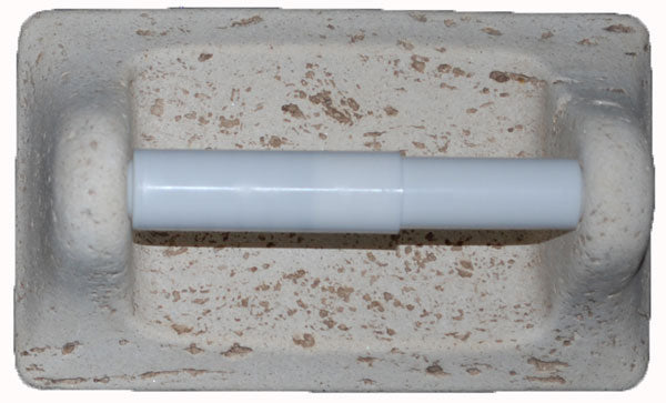 Cast Stone Toilet Tissue Holder, Travertine Tissue Holder in Mocha or Ivory