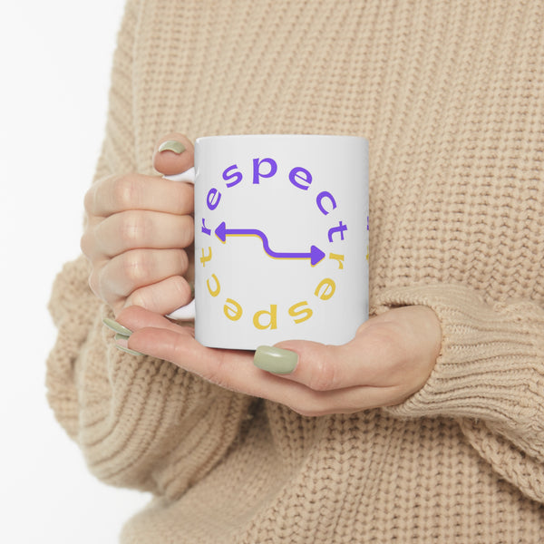 Positive Energy Mugs "Cycle of Respect" Good Affirmations and Kindness Gift