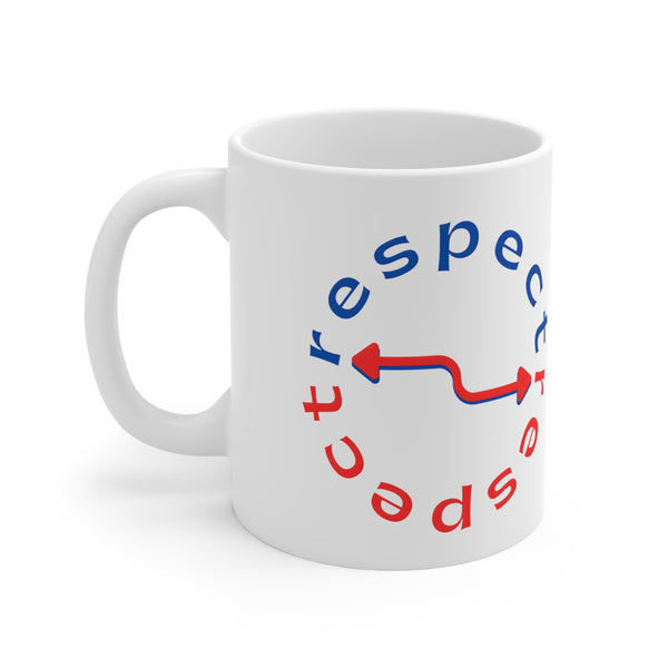 Kindness Mug Gift "Respect Circle" Positive Energy Ceramic Coffee Mug Gift
