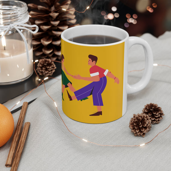 Tango Mug "La Vida es Una Milonga", Unique Coffee Mug Gift for Dancers