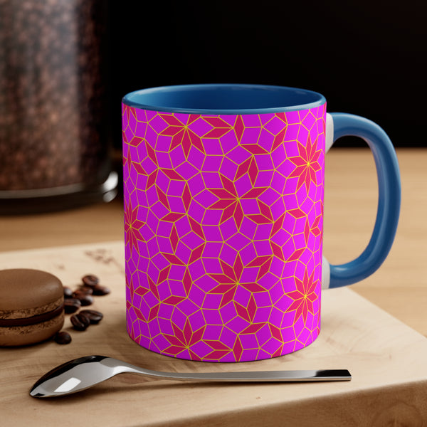 Penrose Tile Inspired Mugs, Special Gift Geometric Design Coffee Mug