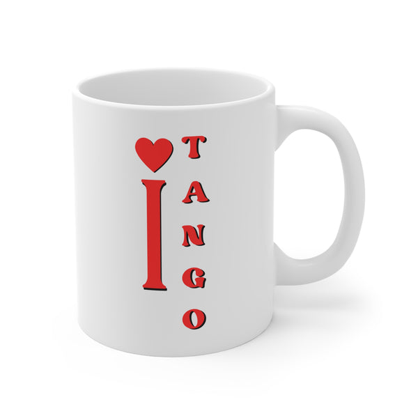 Love Tango Coffee Mug, Uniqe Gift for Tango Lovers and Dancers