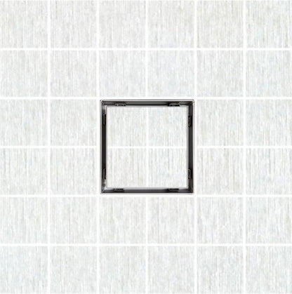 SereneDrains 5 Inch Square Tile-in Drain, Tile Floor Drain