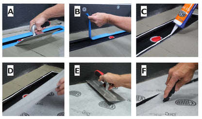 36 Inch Tile Insert Linear Drains, ARDEX TLT Linear Drains for Mud Bed Installations