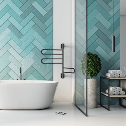 Amba Swivel SL3 Heated Towel Rack – Rotating Bars Towel Warmer, Plug-In/Hardwired Combo