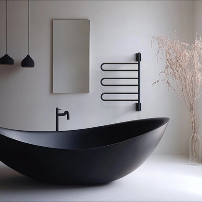 Amba Swivel SL3 Heated Towel Rack – Rotating Bars Towel Warmer, Plug-In/Hardwired Combo