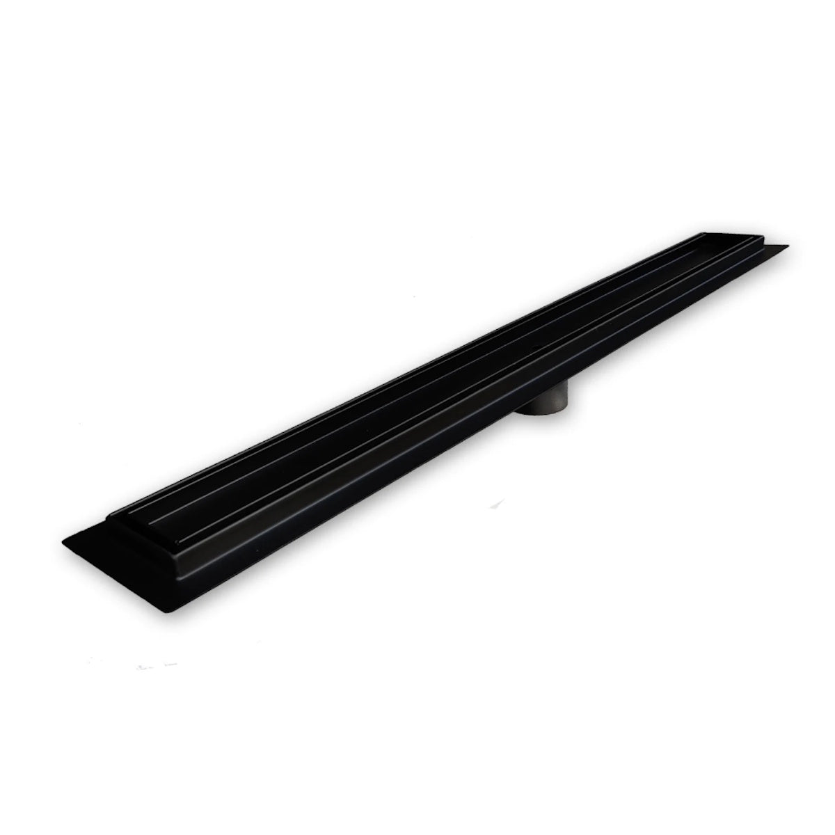 Modern Black Stainless Steel Linear Shower Drain for Tile Floors