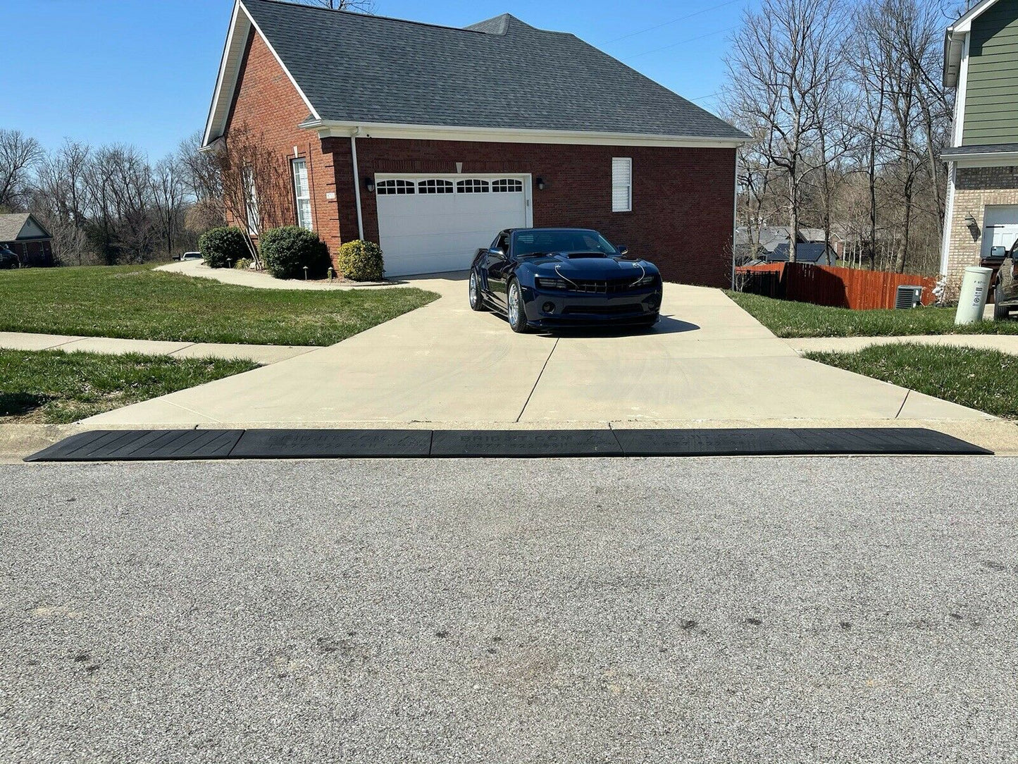 Bridjit 6-Piece Curb Ramp Set for Extra Large 24 Feet Driveways