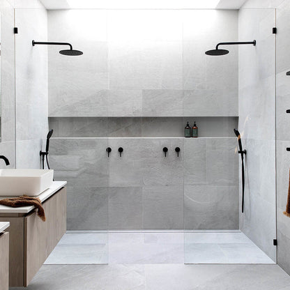 Custom Length Linear Shower Drain, Tile Insert Drains