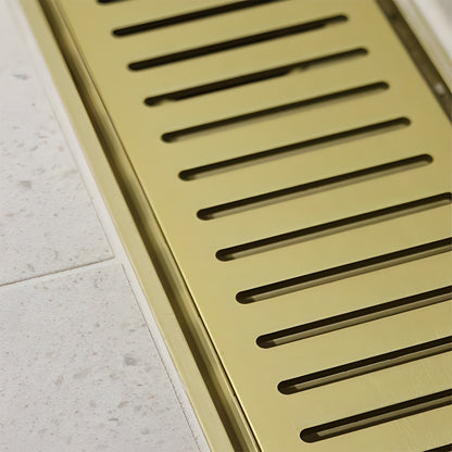 Lauxes Grates Custom Cut 60 Inch Linear Shower Drain Next Generation Design
