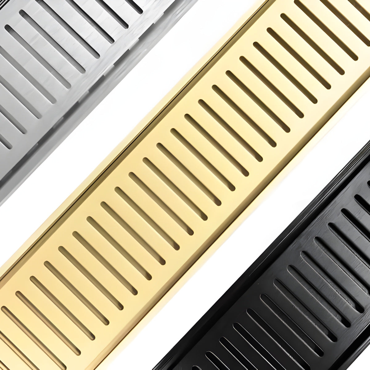 Lauxes Grates Custom Cut 60 Inch Linear Shower Drain Next Generation Design