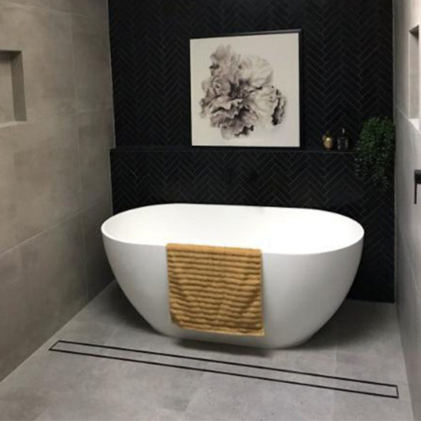 Custom Length Grates Linear Drains, Slim Tile Insert Cover