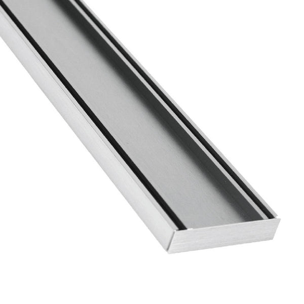 Custom  Grates Linear Drain, Slim Tile Insert Cover 