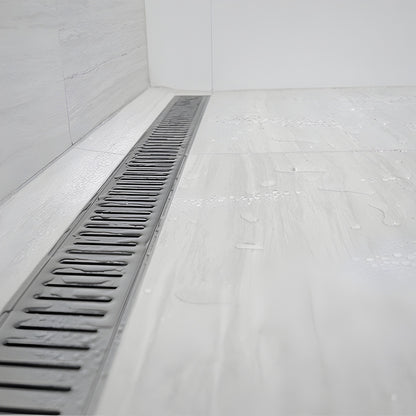 Lauxes Grates Custom Cut 60 Inch Linear Shower Drain Next Generation Design