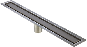 Tile-in Linear Shower Drain Brushed Stainless Steel, Drains Unlimited