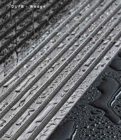 Linear Drain Wedge-wire Brushed Stainless Steel, Drains Unlimited