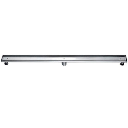 47 Inch Tile Insert Linear Drain with Adjustable Leveling Feet