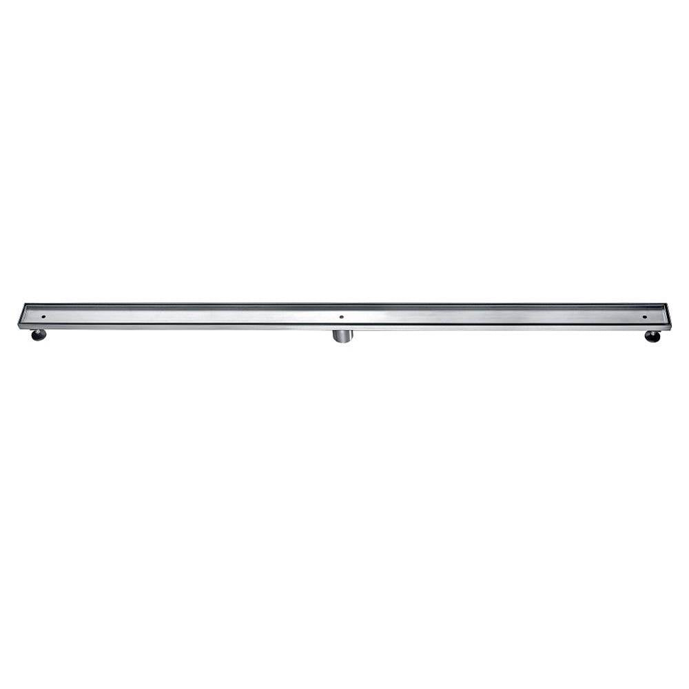 59 Inch Tile Insert Linear Drain with Adjustable Leveling Feet
