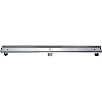36 Inch Tile Insert Linear Drain with Adjustable Leveling Feet