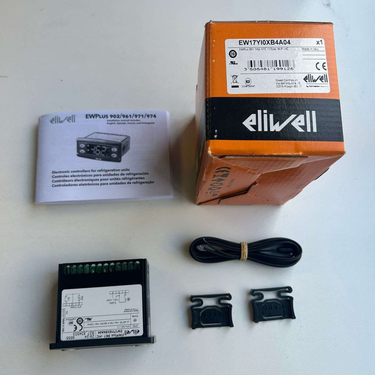 Eliwell EWPlus 961 Digital Temperature Controller, 115V