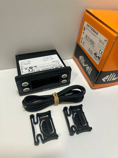 Genuine OEM Eliwell EWPlus 974 Digital Freezer Thermostat Controller, 1HP, NTC Sensor, 120V