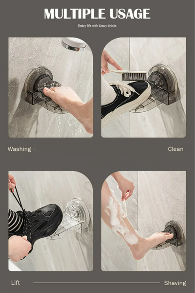 Shower Foot Pedal for Shaving Legs with Suction Cup