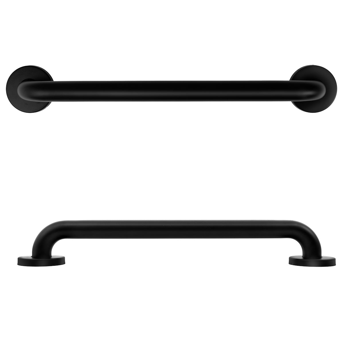 32 Inch Black Safety Grab Bars, Black Stainless Steel Grab Bars