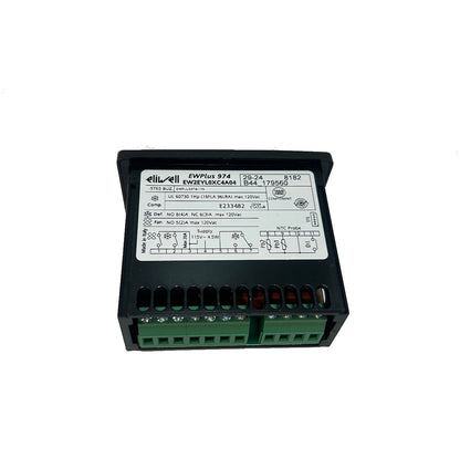 Genuine Eliwell EWPlus 974 Controller, 1HP, NTC Sensor, 120V, Digital Freezer Thermostat