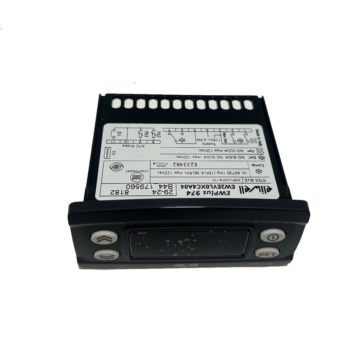 Eliwell EWPlus 974 120V Freezer Thermostat Controller with 1 NTC Sensor ...