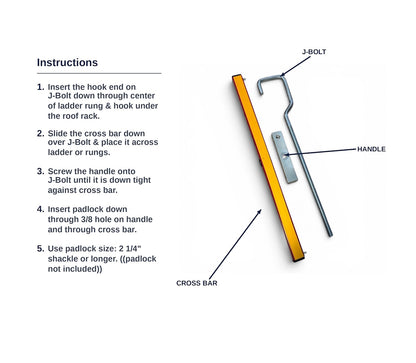 LockyMe Ladder Lock Installation Steps 