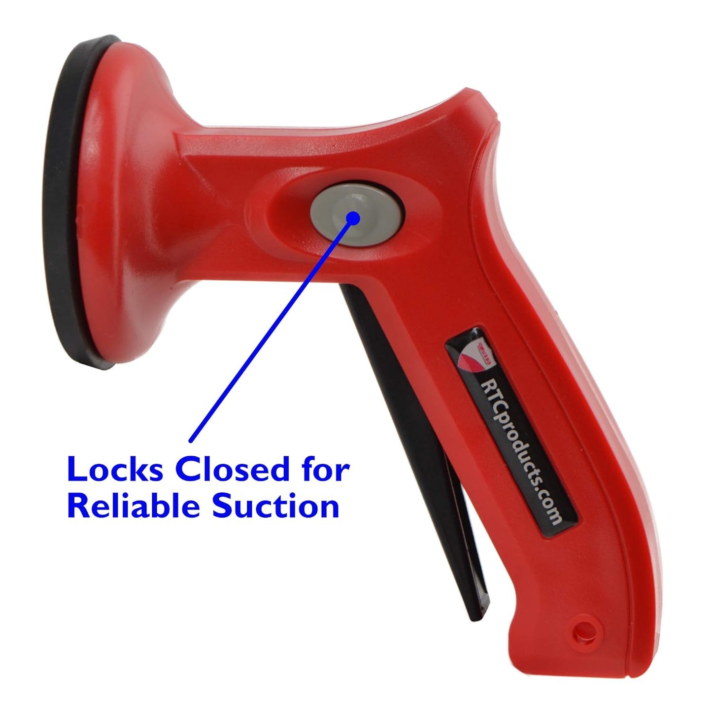 One hand RTC tile lifting suction cup tool 
