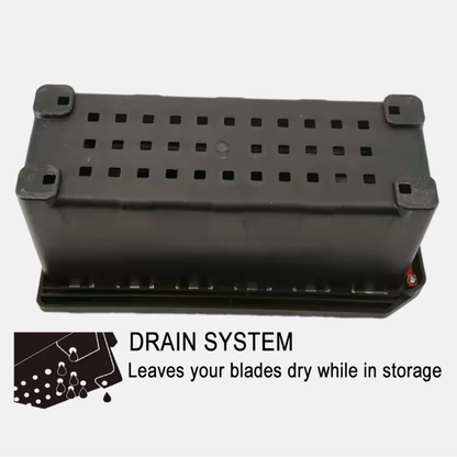 Hartizn Interchangeable Tile Trowel Set with 6 Notched Blades