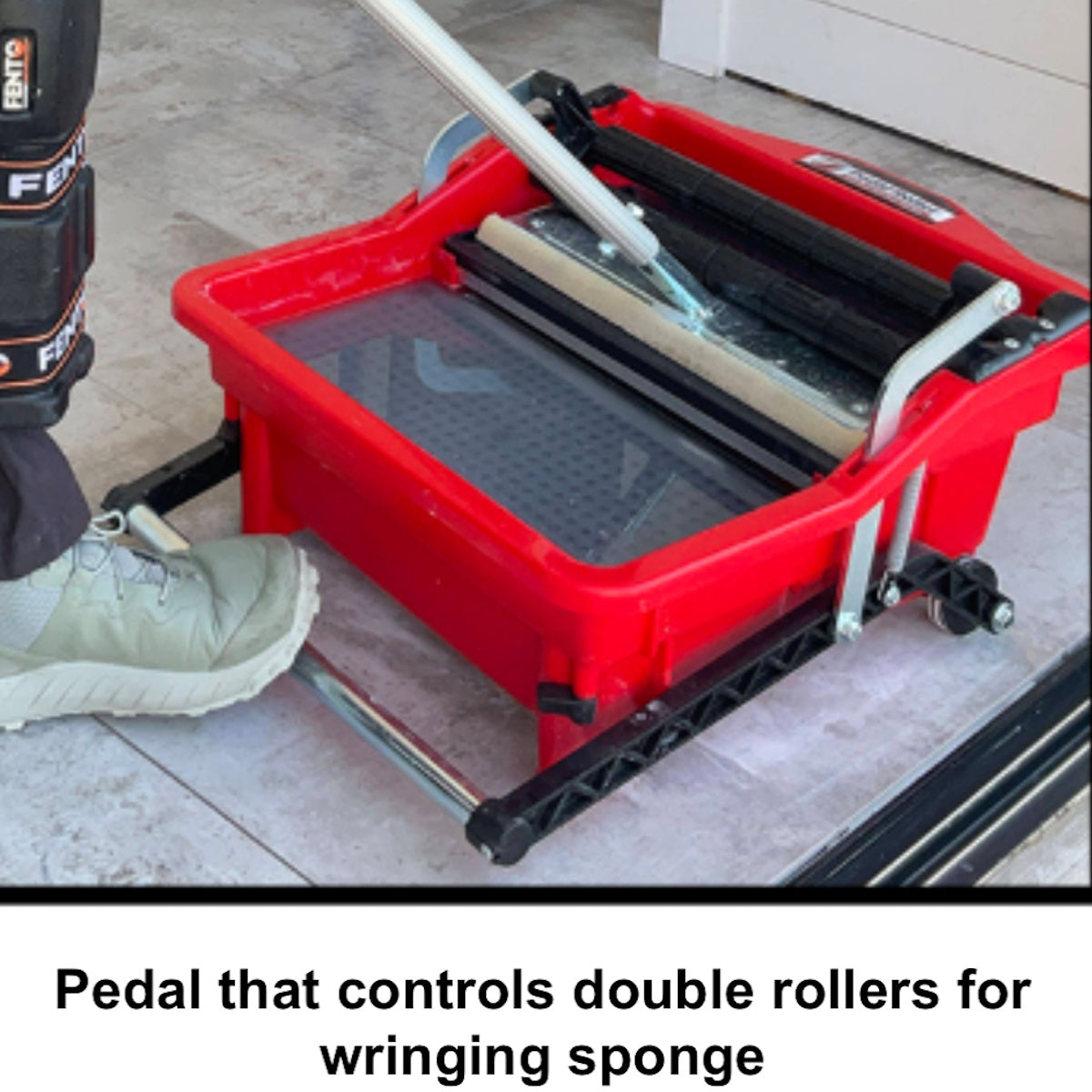 RTC Pedal Roller Hand Sponge for Tile Grout