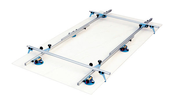Large Format Tile Lifter, Sigma 1A5 Kera Tile Lifter 134" x 63" (6 Handle Suction Cups)