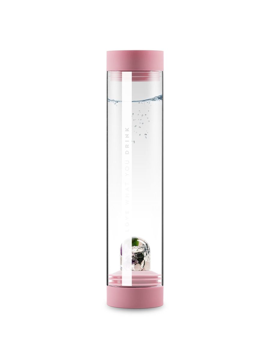 Sana Crystal Water Carafe, Glass Bottles for Crystal-Infused Water