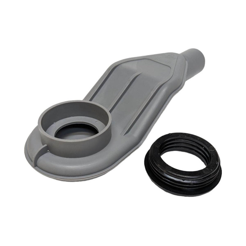 SereneDrains WOW Drain Horizontal Side Discharge Outlet for Shower Drain 