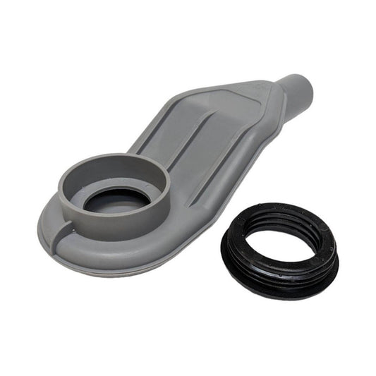 SereneDrains WOW Drain Horizontal Side Discharge Outlet for Shower Drain 