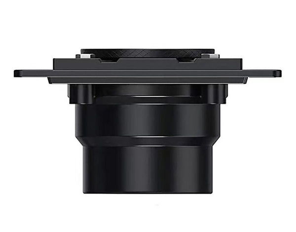 5 Inch Brushed Square Drain Cover with Hair Strainer and Drain Flange