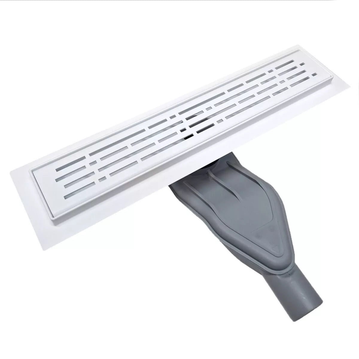 Side Outlet Horizontal Shower Drain Adapter with Linear Shower Drain Kit