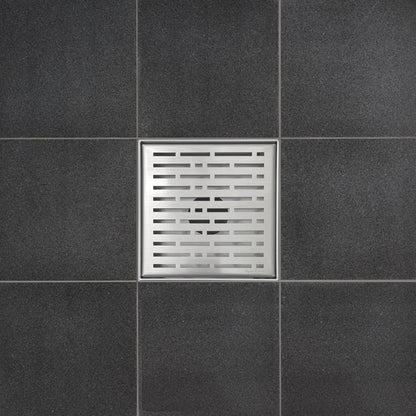 Best Shower Drains for Small Bathrooms, 6 Inch with Hair Trap and Drain Flange