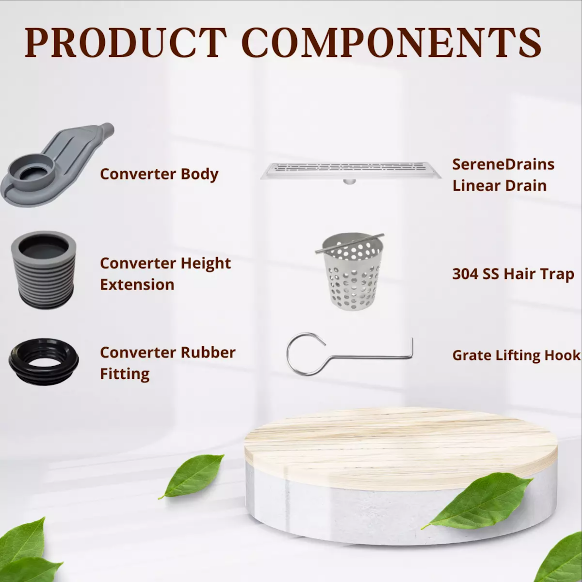 SereneDrains WOW Horizontal Side Discharge Outlet Kit