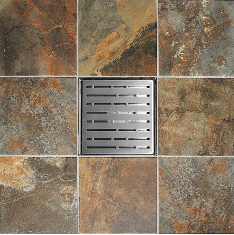 Best Shower Drains for Small Bathrooms, 6 Inch with Hair Trap and Drain Flange