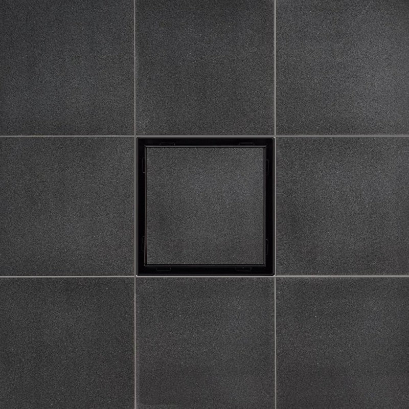 SereneDrains 5 Inch Square Tile-in Drain, Tile Floor Drain