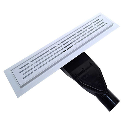 Linear Shower Drain with Horizontal Side Discharge Kit | SereneDrains