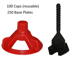 Spin Doctor Tile Leveling System – Basic 250 Kit for Small Tile Projects
