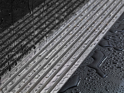 Wedge Wire Grate Linear Drain Polished Stainless Steel, Drains Unlimited