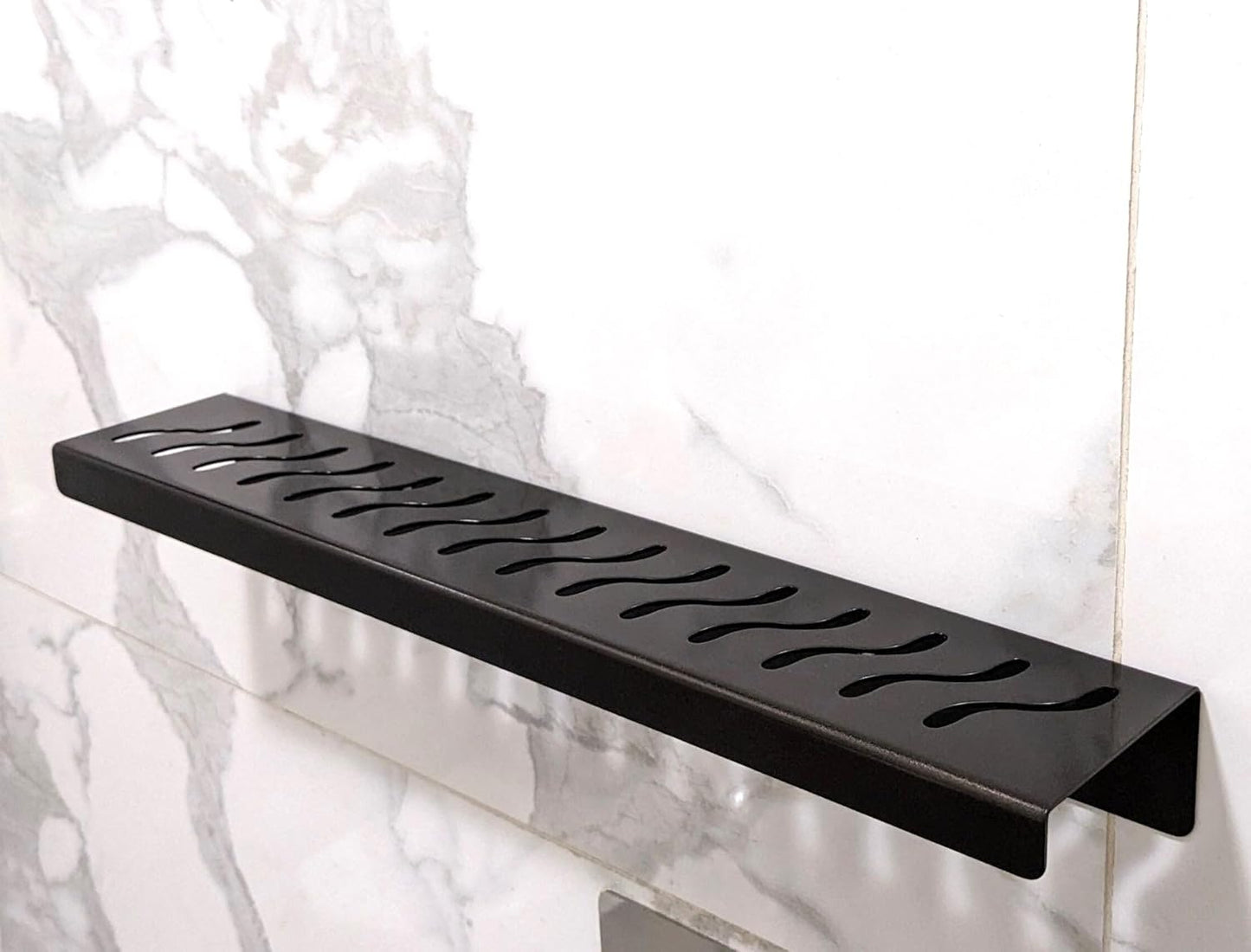 12 Inch Oil Rubbed Bronze Stainless Steel Wall-Mounted Shower Shelf