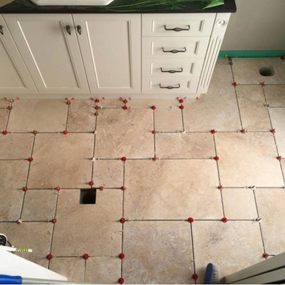 Tile Spacers and Leveling System for Offset Staggered Tile Pattern – 250-Piece Kit